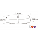 ZWAAILICHT MAGNETISCHE LED 36 WATT 12V/24V
